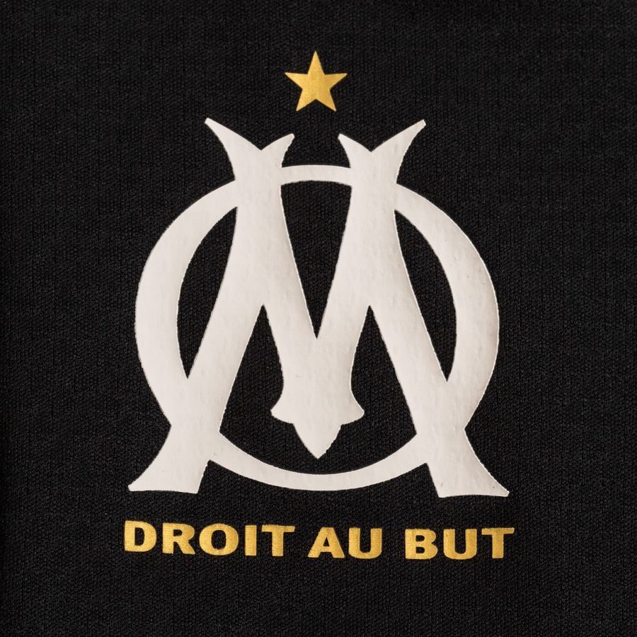 Marseille Training Trousers - Black/Rickie Orange - Men's-SoccerKits Hub | Buy Soccer Jerseys Online